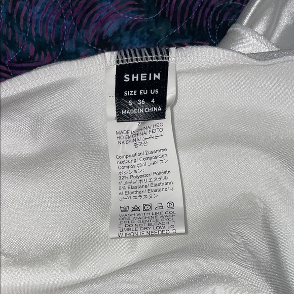 SHEIN White Satin Dress - Picture 2 of 3